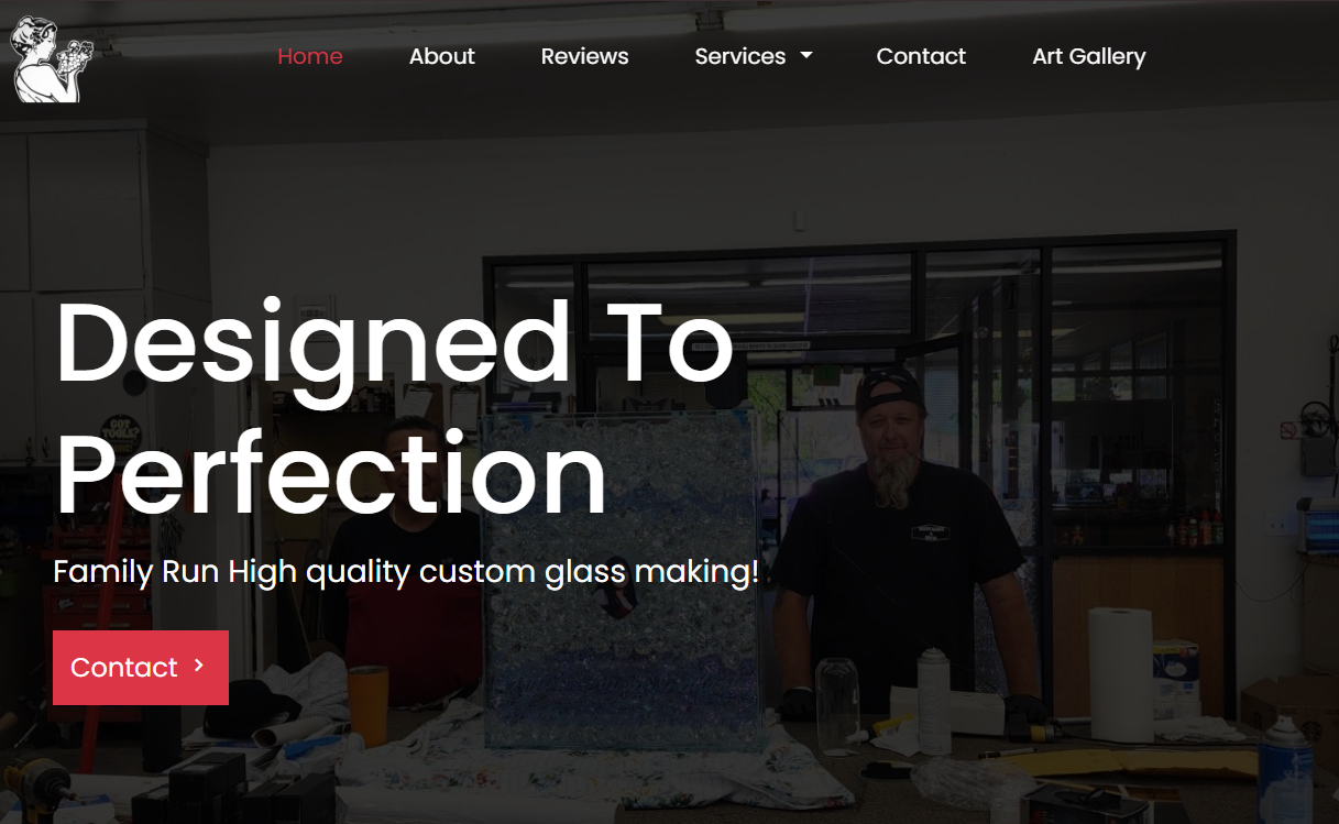 Creative custom website design for Dreaming Art Studio - Artistic business web design Southern California